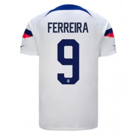 Förenta staterna Jesus Ferreira #9 Hemmakläder VM 2022 Kortärmad
